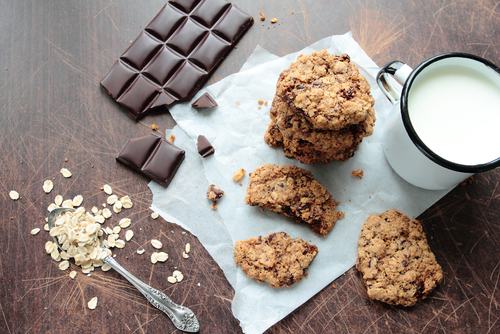 Chocolate Oat Cookies